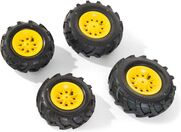 Rollytoys Nafukovacie pneumatiky na traktory Farmtrac, Junior - žlté