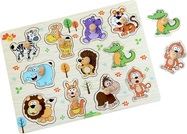 2Kids Toys Fa puzzle Safari 11 darabos