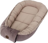 EKO Babynest Baumwolle Samt Dunkelrosa 85x50cm