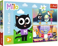 Trefl Puzzle 24 maxi Milo, Dobrodružstvá malého kocúra Mila