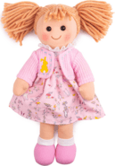 Bigjigs Toys Muñeca de tela Ella 34 cm