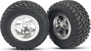 Traxxas roue 2.2/3.0", jante SCT satinée, pneu SCT (2)