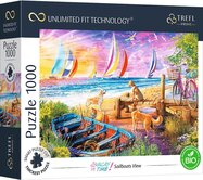 Trefl Prime puzzle 1000 UFT - Doba dovolené: Plachetnice