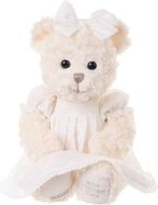 BK SELMA urs polar în rochie cu fundă (50 cm) Bukowski Design
