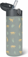 Termos pentru lichide cu pai 400 ml, Wild Gepard