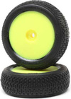 Losi koleso s pneu Taper Pin, predný, žltý disk (2): Mini-B