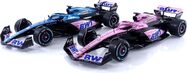 SET 2X F1 A523 TEAM BWT ALPINE PRESS LAUNCH LIVERY N 10 PIERRE GASLY - N 31 ESTEBAN OCON 2