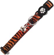 Obojok Active Cat nylon XS tiger 1x19-31cm