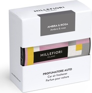 MF Autoduft Icon Textil Rechtecke Mehrfarbig / Ambra &amp; Rosa