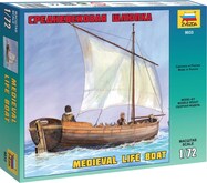 Model Kit loď 9033 - Medieval Life Boat (1:72)