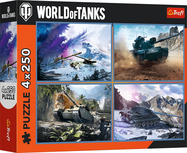 Trefl Puzzle 4x250 - World of tanks