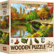 Trefl Drevené puzzle 501 - Central Park, Manhattan