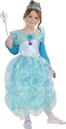 Princezná blue paradise detský kostým veľkosť (110-116cm)