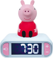 Wecker mit Nacht-3D-Licht - Peppa Wutz
