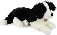 Peluche border collie sdraiato 45 cm ECO-FRIENDLY