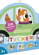 Janod Stickers Samolepky Dopravné prostiedky 200 ks