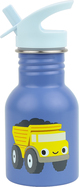 A Little Lovely Company - bouteille à boire en acier inoxydable à paroi simple, 350 ml - camion benn