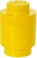 LEGO® úložný box guľatý - žltá 123 x 183 mm