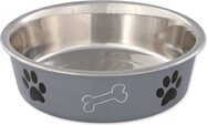 Miska Trixie nerezová, plastový povrch 21cm 1400ml