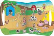 Fiesta Crafts Znovupoužiteľné samolepky so scénou Farma