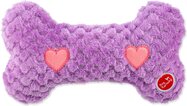 Hračka Dog Fantasy Cuddle Kost nahřívací fialová 23cm