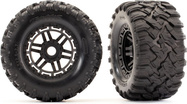 Traxxas koleso 2.8", pneu Maxx All-Terrain, disk čierny (2)
