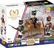 Cobi Soldados de la era napoleónica 4 figuras con accesorios, 45 k