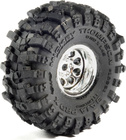 Pro-Line koleso 1:30 s pneumatikou Baja Pro X, disk chrómový (4): Axial SCX30