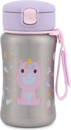 SKIP HOP Bottiglia con cannuccia in acciaio inox Besties Squad Unicorno 12m+