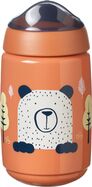 Superstar netečúci hrnček s náustkom, 390ml, 12m +, červená