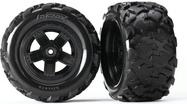 Traxxas koleso, disk 5-spoke, pneu Teton (2)