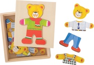 Bigjigs Toys Oblékací puzzle Pán medveď