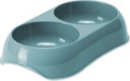 Dvojmiska Magic Cat plast modrá 2x200ml