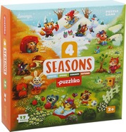 Puzzlika 15238 Cuatro estaciones - rompecabezas educativo 17 piezas
