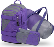 BAAGL SET 3 Skate Dual: zaino, astuccio, borsa sportiva GRS