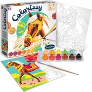 SENTOSPHERE COLORIZZY Maľovanie podľa čísel Kone