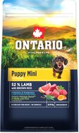 Krmivo Ontario Puppy Mini Lamb &amp; Brown Rice 0,75kg