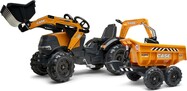 Falk Šliapací traktor 997W Case CE 580 Super N oranžový