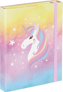 BAAGL Dosky na školské zošity A5 Rainbow Unicorn