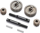 Axial převody portálové nápravy 32P 13/28T, AF16P: Gilamon AXP8