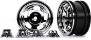 Traxxas disk 2.2" chrómovaný s pokrievkami (2) (pre #8255A)