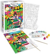 SENTOSPHERE PALETTE D'ARTISTE Maľovanie podľa čísel Mexický trh