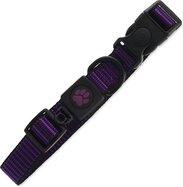 Obojok Active Dog Strong L fialový 2,5x45-68cm