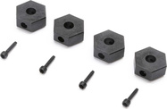 Losi šesťhran kolesa 12mm, čap so závitom (4): Mini LMT