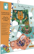 Janod Atelier Sada Mini Origami Pohľadnice so zvieratkami od 6 rokov