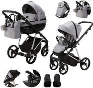 ADAMEX Poussette combinée Quantum Special Edition Grey/Silver