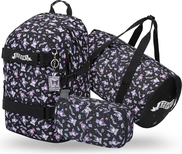 BAAGL SET 3 Skate Kuromi Black: Rucksack, Federmäppchen, Sporttasche GRS