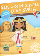 Šaty z celého světa DIVY SVĚTA – Kniha samolepek