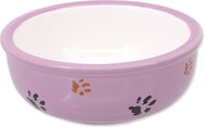Miska Magic Cat keramická mačacia labka fialová 13x5cm 330ml