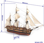OCCRE HMS Erebus 1:75 kit